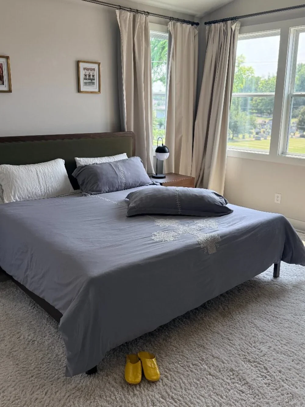 Hand Embroidered King Duvet + Shams
